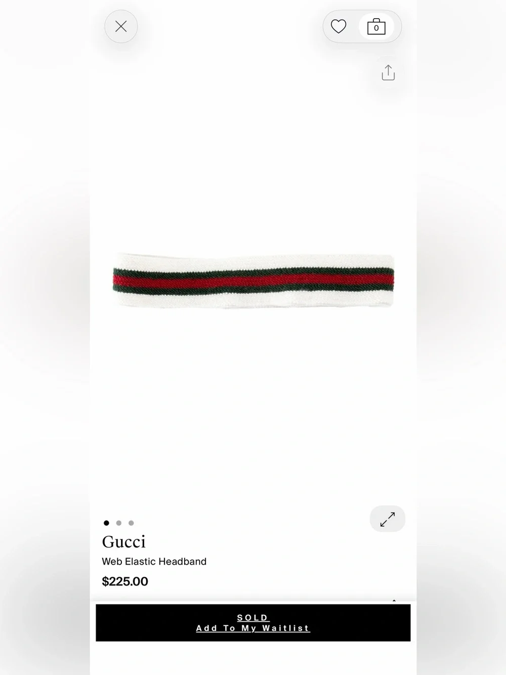 Gucci white green